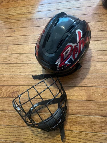Warrior Alpha One Pro UNLV Helmet Medium with Bauer cage