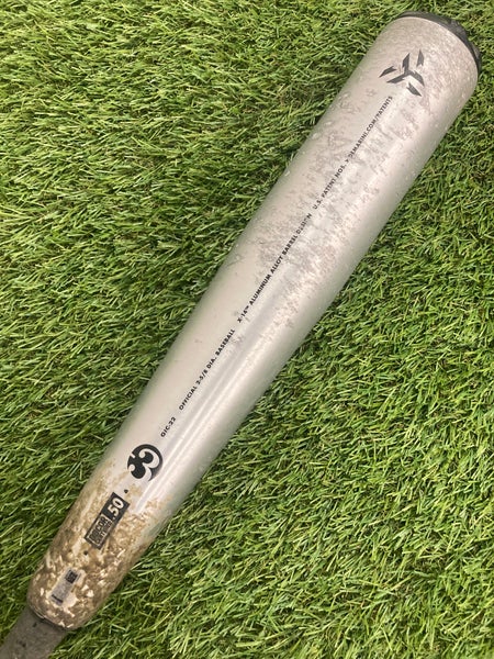 Used 2022 DeMarini The Goods Bat BBCOR Certified (-3) Hybrid 29 oz 32"