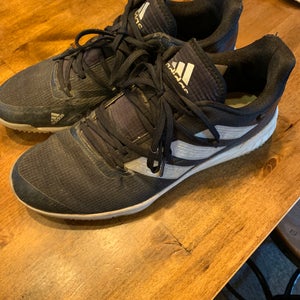 Black Used Size Men's 10.5 (W 11.5) Adult Men's Adidas Low Top Adizero Afterburner Turf Cleats