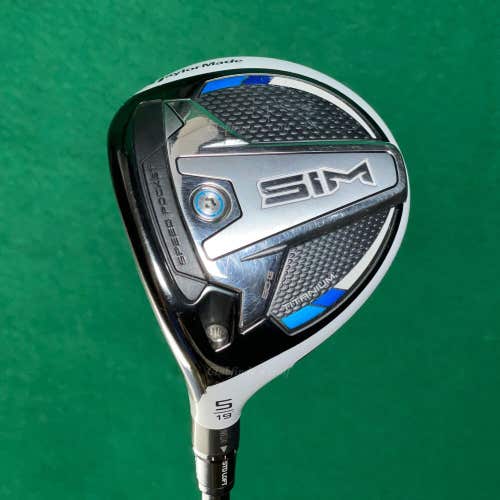 LH TaylorMade SIM Titanium 19° 5 Fairway Wood Diamana 65 Limited Regular