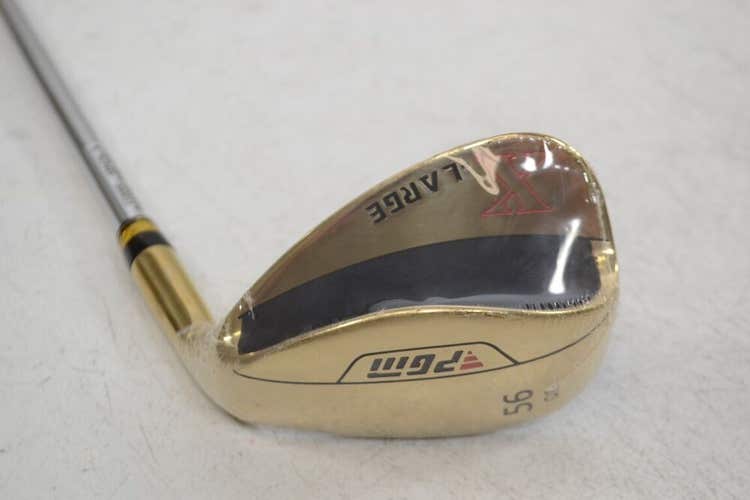 PGM X-Large Gold 56*-08 Wedge Right Steel NEW  # 177121