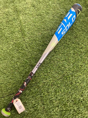 Used Kid Pitch (9YO-13YO) 2018 Louisville Slugger Solo 618 Bat USABat Certified (-11) Alloy 18 oz 29