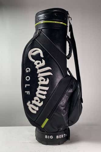 Callaway Big Bertha Retro Vintage Cart Bag Black 6-Way Divide Strap Golf Bag