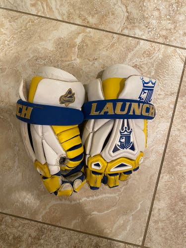 Game Used Florida Launch MLL King 5 Lacrosse Gloves