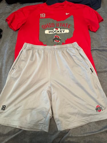 OHIO STATE workout Set. TEAM ISSUED.