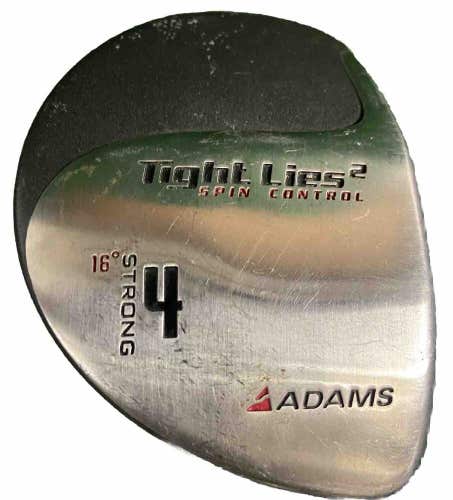 Adams Tight Lies 2 Strong 4 Wood 16* Regular Graphite New Grip Men's RH