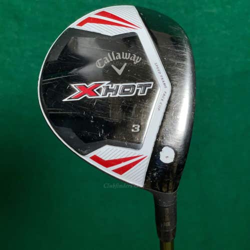 Callaway X Hot 3 Fairway Wood Aldila NV 75-S Graphite Stiff *Dent*