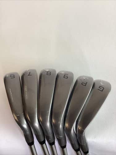 Cobra Darkspeed Iron Set 6-PW, GW SteelFiber i80 Shafts UP 2* And +1/2” NEW