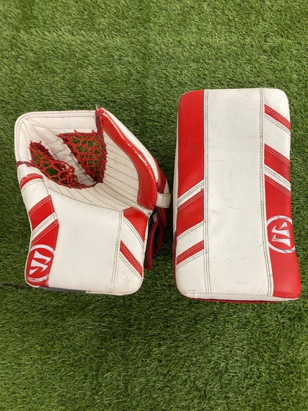 Used Intermediate Warrior Ritual G3 Goalie Gloves & Blockers Regular