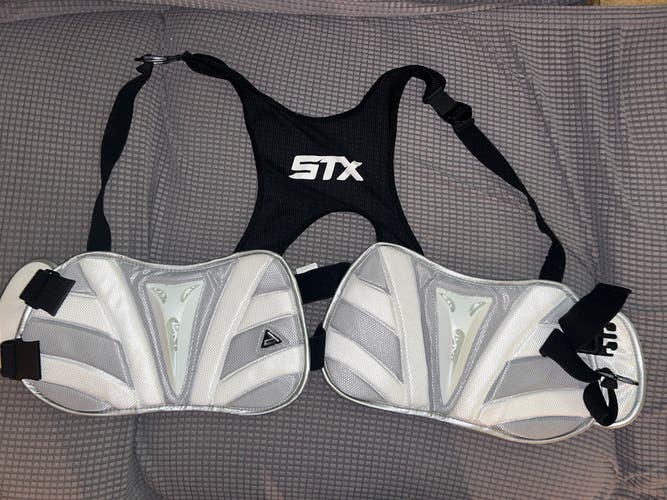 STX Box lacrosse rib pads