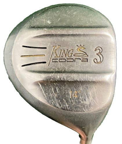 King Cobra 3 Wood 14* Men's RH Autoclave Stiff Graphite 43 Inches Factory Grip