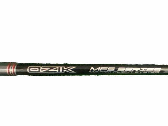 Matrix Ozik MFS Series 42" Black Tie 70g Stiff Wood Shaft TaylorMade Adapter