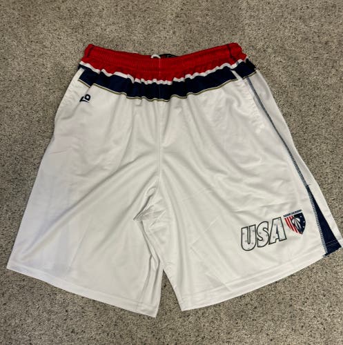 USA Indoor Lacrosse Team Uniform Lacrosse Shorts - NEW