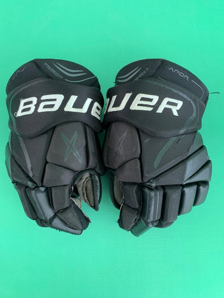 Black Used Senior Bauer Vapor X80 Gloves 15"