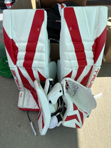 Red New 33"+2  Senior True 7X3 Goalie Full Set Regular