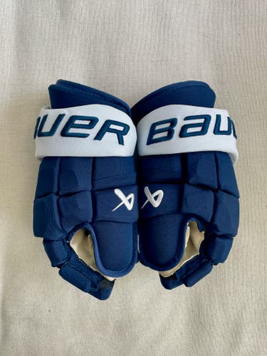Bauer Supreme Mach Pro Stock Hockey Gloves Penn State