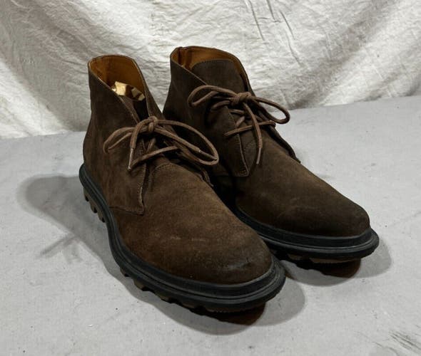 Sorel Ace Dark Brown Suede Chukka Boots NM3442-256 US 12 EU 45 MINT