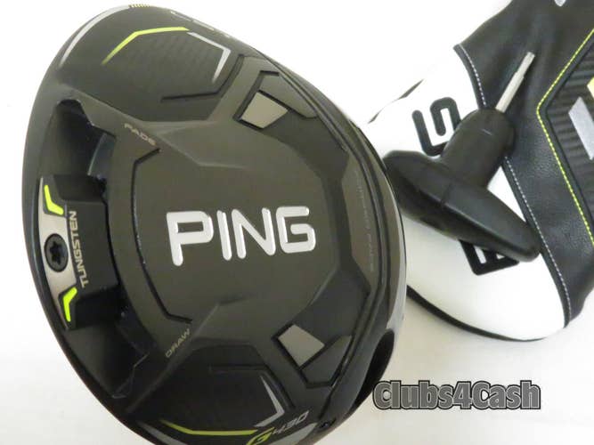 PING G430 LST Driver 9° HZRDUS Smoke Red RDX 60 6.0 Stiff Flex +Cover & Tool