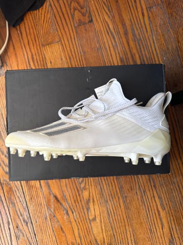 White New Size Men's 10.5 (W 11.5) Adidas Cleats