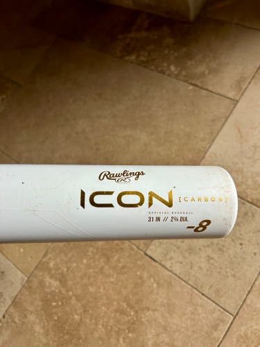 Used  Rawlings USSSA Certified Composite 23 oz 31" Icon Bat