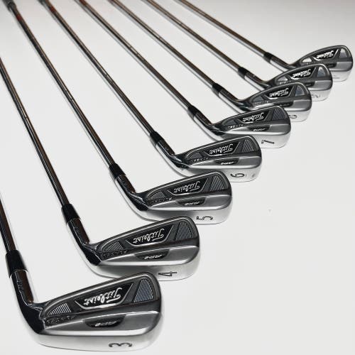 Titleist AP2 712 Iron Set 3-9, PW Right Handed Stiff Flex KBS Tour Steel Shafts