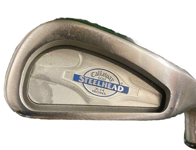 Callaway X-14 Steelhead 4 Iron RH Men's Constant Weight Stiff Steel 38" New Grip