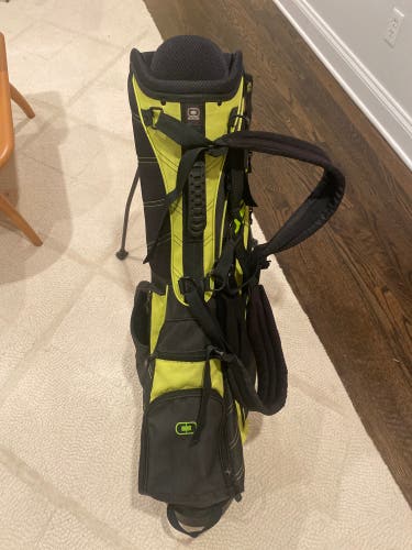 Used Black And Green Ogio Golf Carry Bag