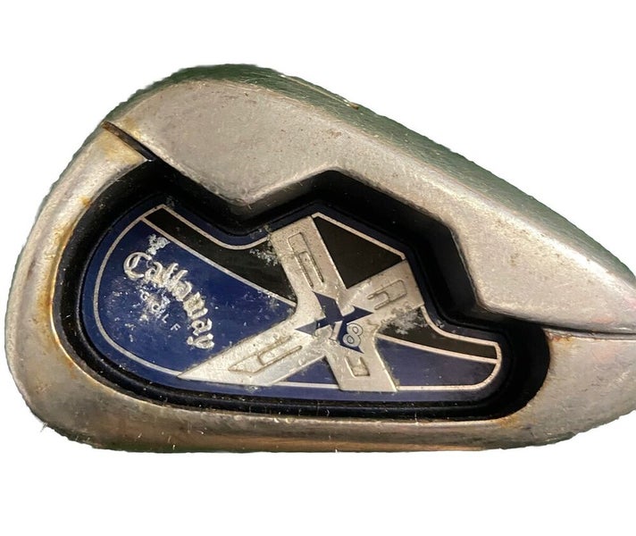 Callaway Golf X-18 7 Iron RH Minus 1/2" Rifle Stiff Steel 36.5" Good Single Club