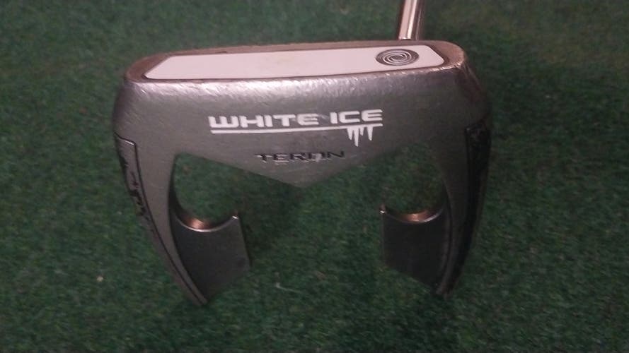 Odyssey White Ice Teron Right Handed Putter With Karma grip and cover (see images)