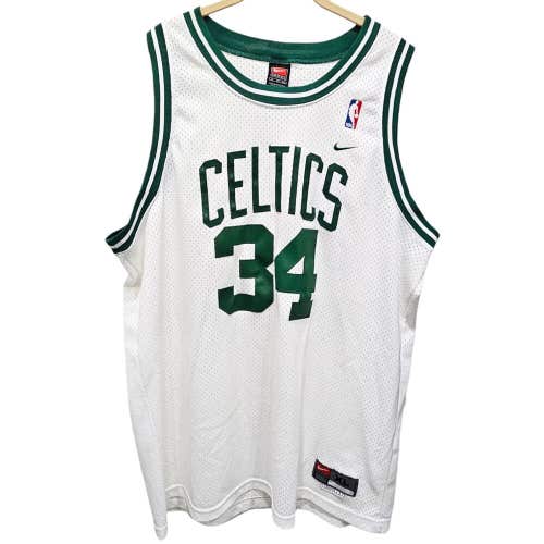 Paul Pierce Boston Celtics Nike Tank Top - White NBA Jersey - Men Large XL +2"