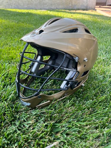 Gold Cascade Pro-7 helmet