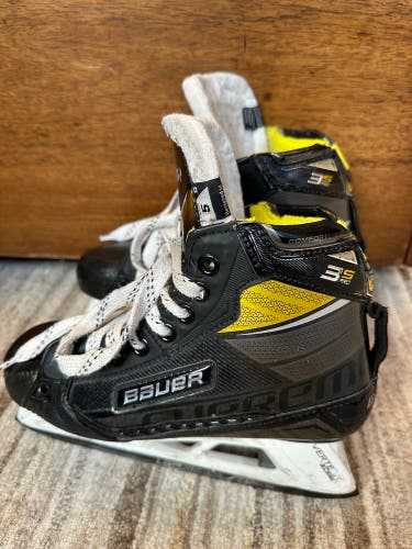 Used Bauer Supreme 3S Pro Hockey Goalie Skates Regular Width Size 5