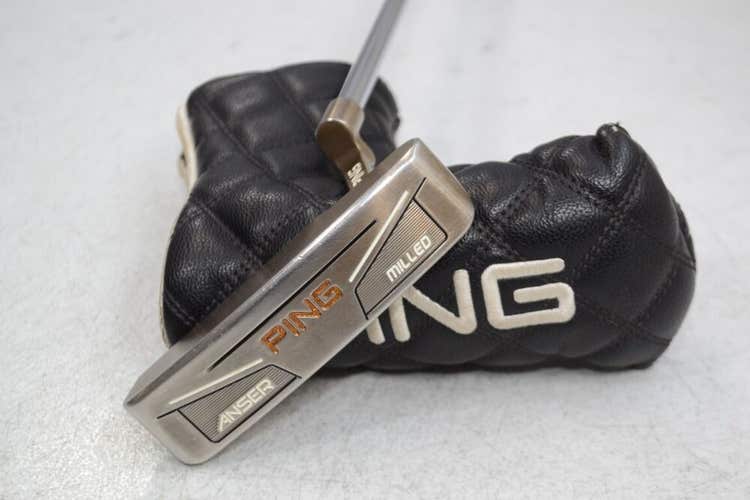 Ping Anser 1 Milled 34" Putter Right Steel with Headcover VCG  # 177177