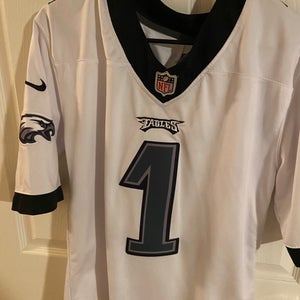 Hurts/ White Used Youth XL Boys Nike Jersey
