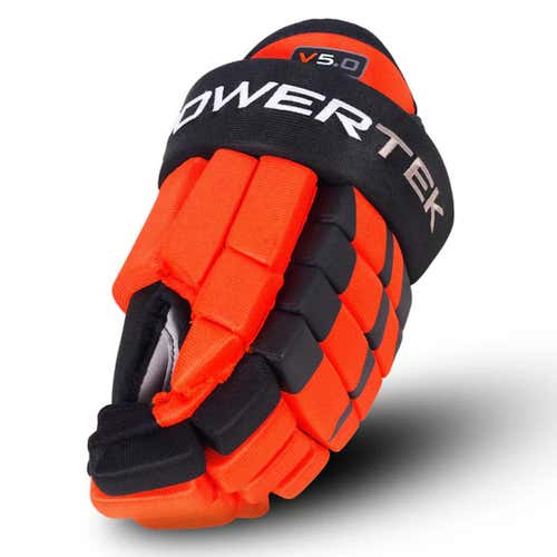 New Tek V5.0 Gloves 10" Orange