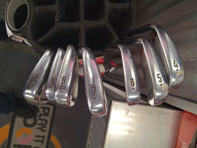 Used Callaway Apex Pro 19 4i-pw Stiff Flex Steel Shaft Iron Sets