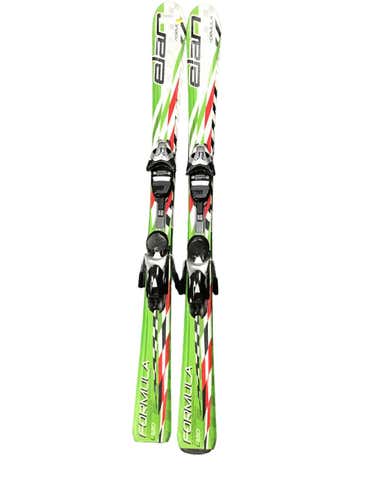 Used Elan Formula 130 Cm Boys' Downhill Ski Combo