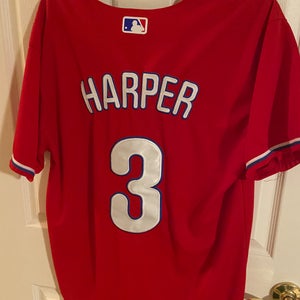 Harper, Red Used Adult Small Men's Nike Jersey