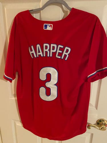 Harper, Red Used Adult Small Men's Nike Jersey