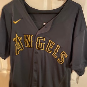 All Star Game Jersey Ohtani (Angels) Gray Used Adult Medium Men's Nike Jersey