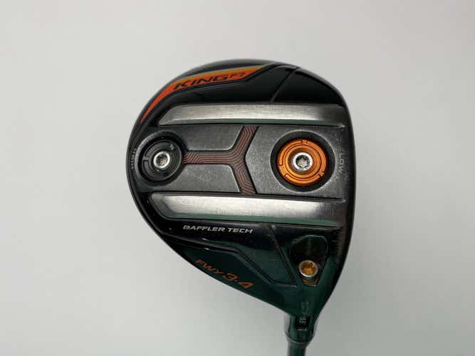 Cobra King F7 3-4 Fairway Wood 15.5* Fujikura Pro 65g Stiff Graphite Mens RH