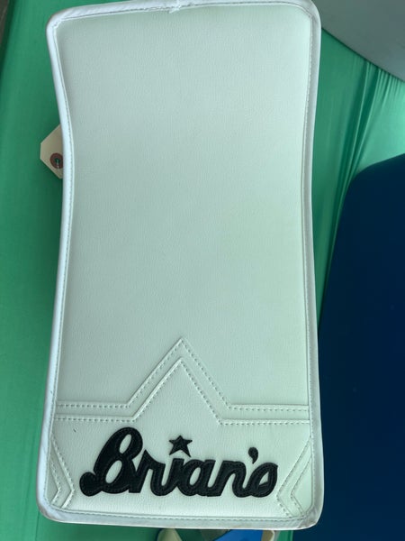 White Used Senior Brian's Alite Goalie Blocker Regular Pro Stock