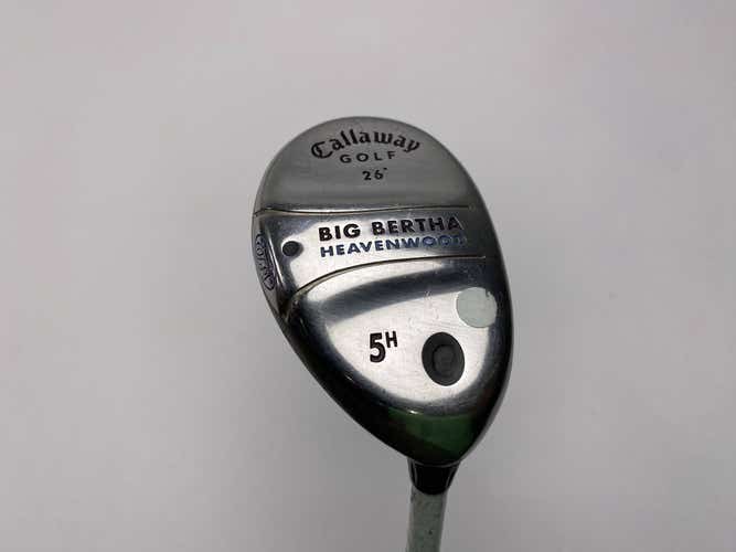 Callaway Big Bertha Heavenwood 5 Hybrid 26* Big Bertha Gems Ladies Graphite RH