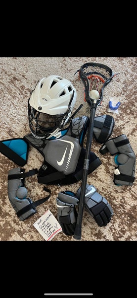 Youth lacrosse equipment! Set up ! Kit ! MEETS NOCSAE STANDARDS