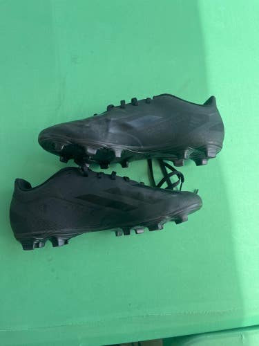 Black Used Size 9.5  Men's Adidas Crazyfast Molded Soccer Cleats