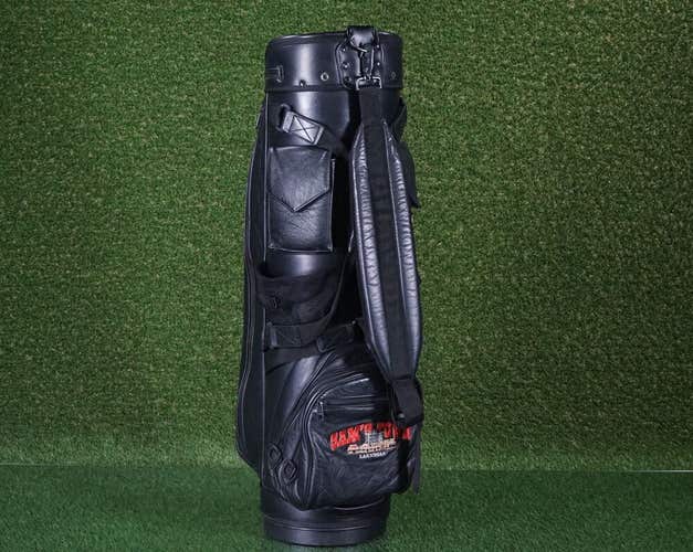 BELDING BUSHWACKER GOLF BAG SAMS TOWN LAS VEGAS 6 WAY GOLF BAG, BLACK ~ L@@K!!