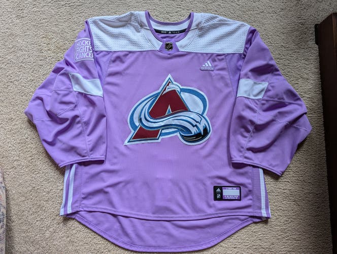 Colorado Avalanche Hokey Fights Cancer Jersey