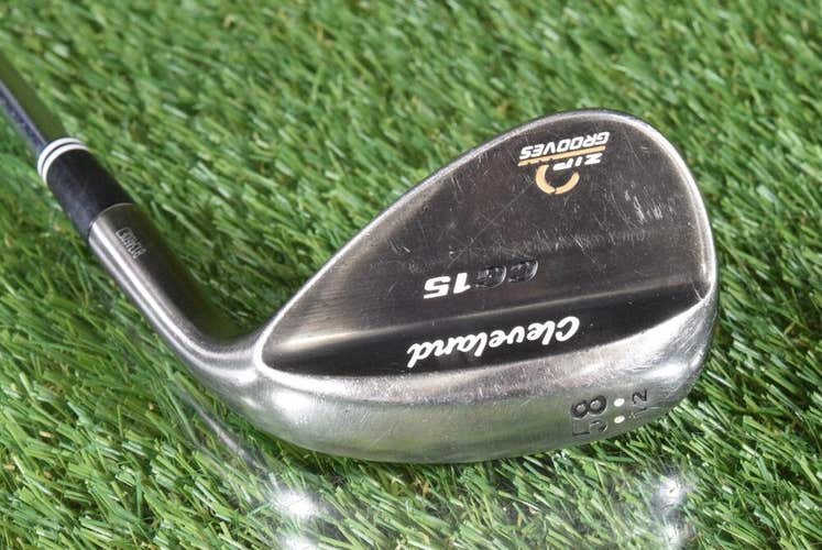 CLEVELAND CG15 58 12 LOB WEDGE S WEDGE FLEX STEEL SHAFT ~ NICE!!