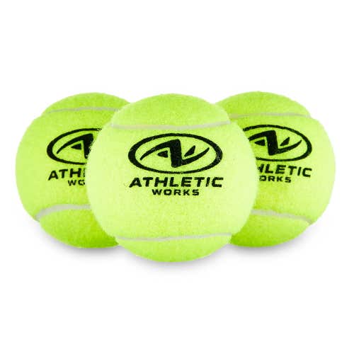 New Athletic Tennis Balls 3 Pack, All Court Tennis Balls