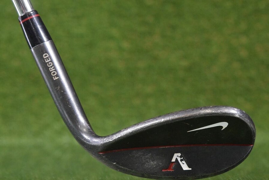 NIKE VR 56 14 SAND WEDGE FORGED S400 STIFF STEEL SHAFT RED BLACK SATIN ~ L@@K!!
